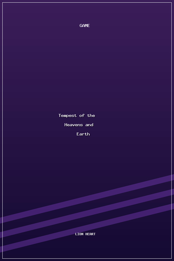 Tempest of the Heavens and Earth poszter