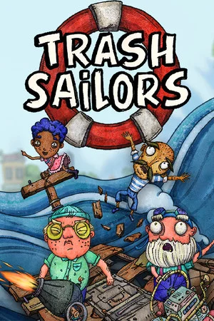 Trash Sailors: Co-Op Trash Raft Simulator poszter