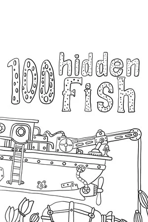100 hidden fish poszter