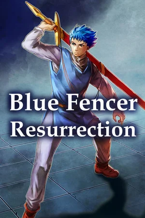 Blue fencer Resurrection poszter