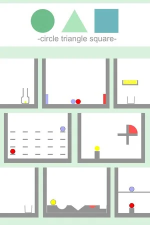 ○ △ □ -circle triangle square- poszter