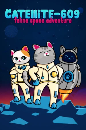 Catellite-609: feline space adventure poszter