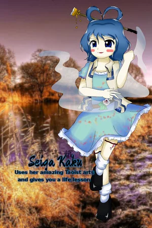 Seiga Kaku uses her amazing Taoist arts and gives you a life lesson poszter