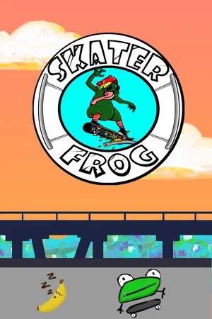 Skater Frog poszter