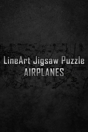 LineArt Jigsaw Puzzle - Airplanes poszter
