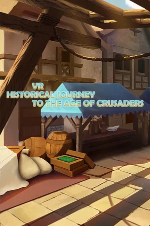 VR historical journey to the age of Crusaders: Medieval Jerusalem, Saracen Cities, Arabic Culture, East Land poszter