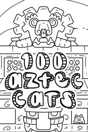 100 Aztec Cats poszter