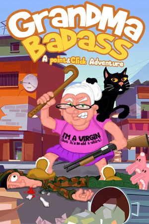 GrandMa Badass - a crazy point and click adventure poszter