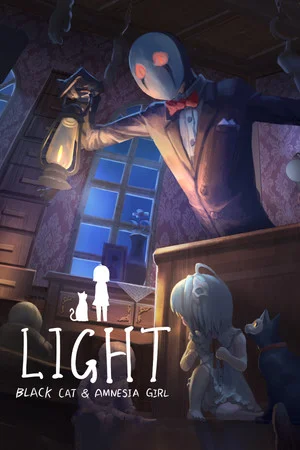 LIGHT：Black Cat & Amnesia Girl poszter