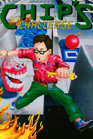 Chip's Challenge (Amiga/C64/Lynx/Mega Drive/SNES/Spectrum) poszter