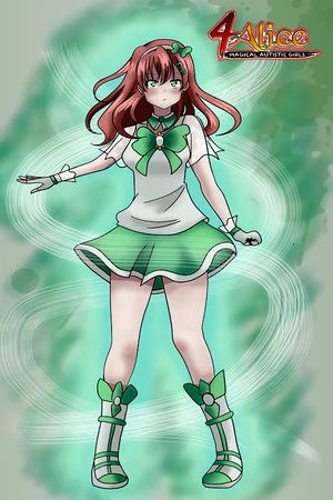 4 Alice Magical Autistic Girls poszter
