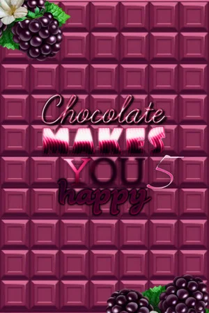 Chocolate makes you happy 5 poszter
