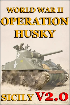 World War 2 Operation Husky poszter
