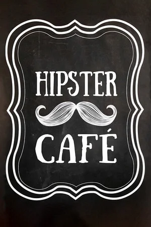 Hipster Cafe poszter