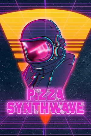 Pizza Synthwave poszter