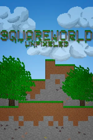 SquareWorld Unpixeled poszter