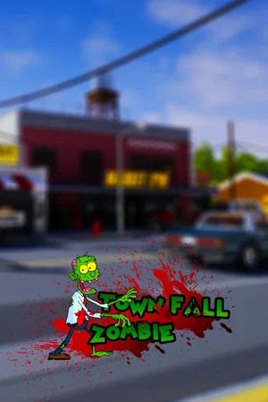 Town Fall Zombie poszter