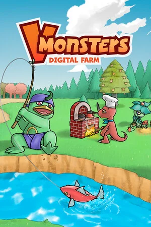 V-Monsters Digital Farm poszter