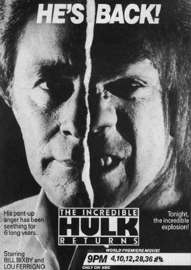 Hulk visszatér (1988) poszter