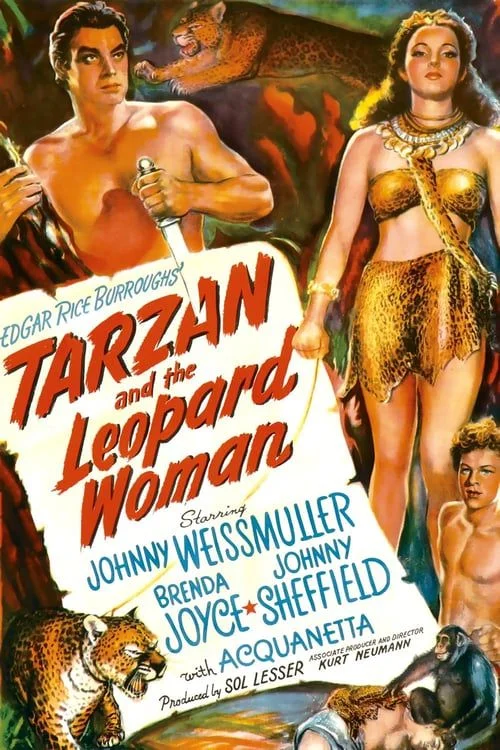 Tarzan és a párducnő (1946) poszter
