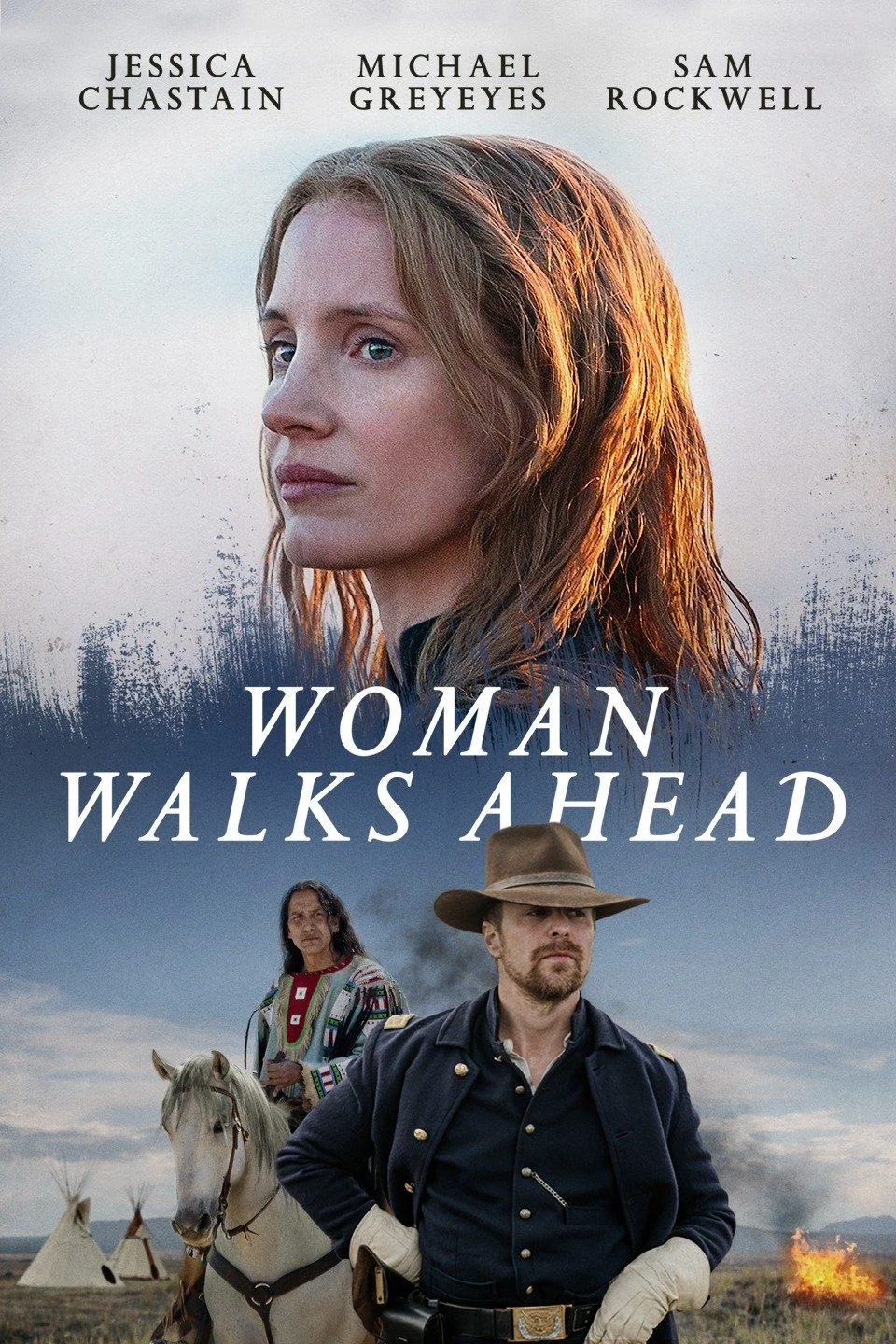 Woman Walks Ahead (2017) poszter