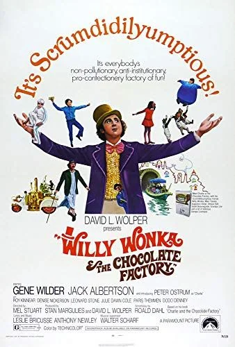 Willy Wonka és a csokoládégyár (1971) poszter