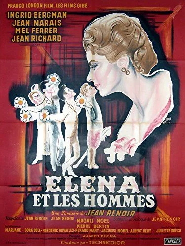 Elena és a férfiak (1956) poszter