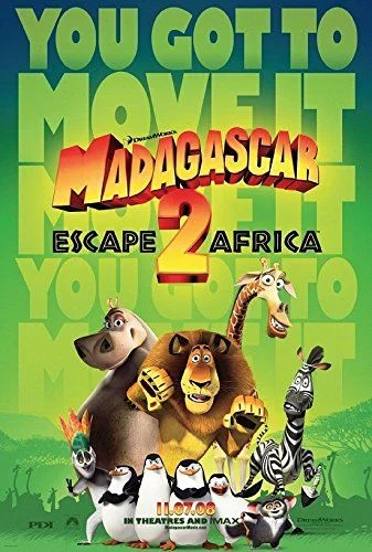Madagaszkár 2 (2008) poszter