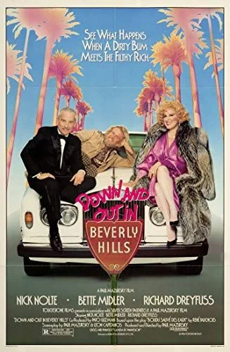 Koldusbottal Beverly Hills-ben (1986) poszter