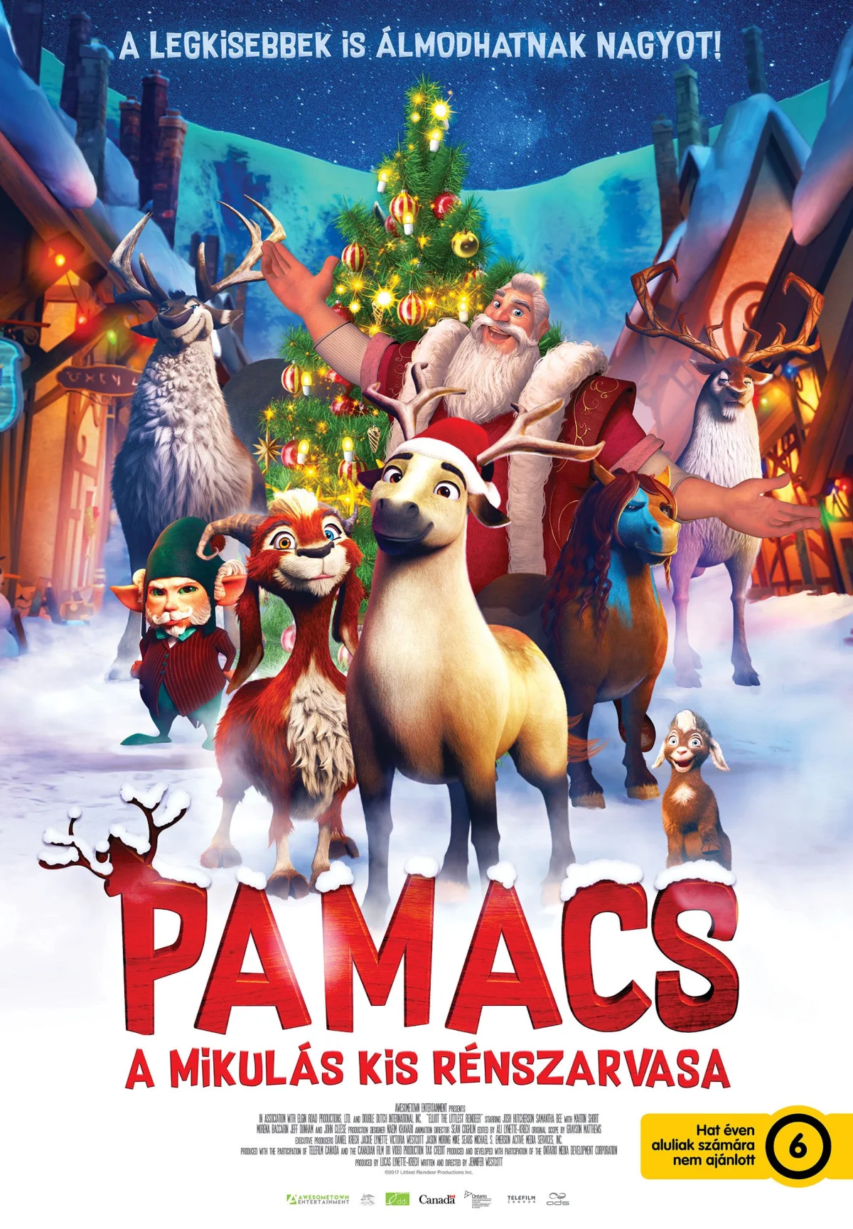Pamacs, a Mikulás kis rénszarvasa (2018) poszter
