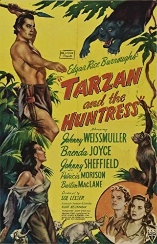 Tarzan és a vadásznő (1947) poszter