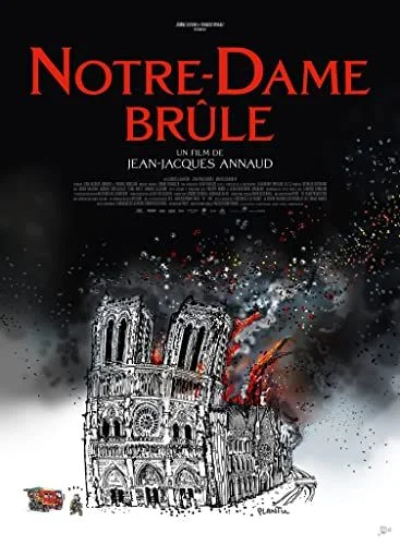 A Notre-Dame lángokban (2022) poszter