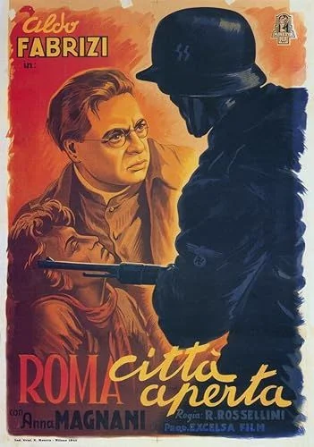 Róma, nyílt város (1945) poszter
