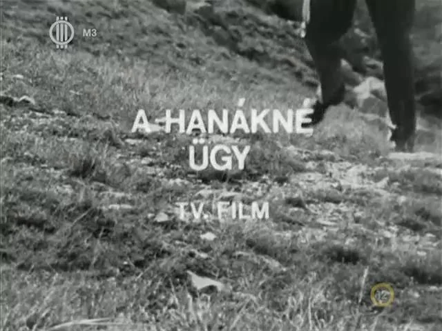 A Hanákné ügy (1969) poszter