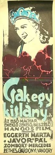 Csak egy kislány van a világon (1930) poszter