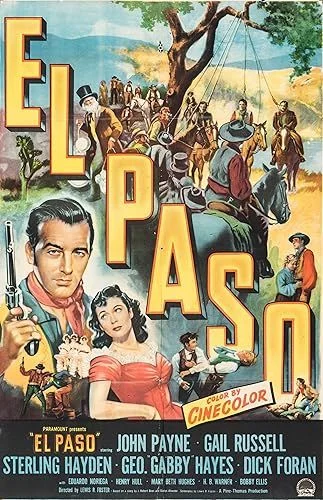 El Paso (1949) poszter