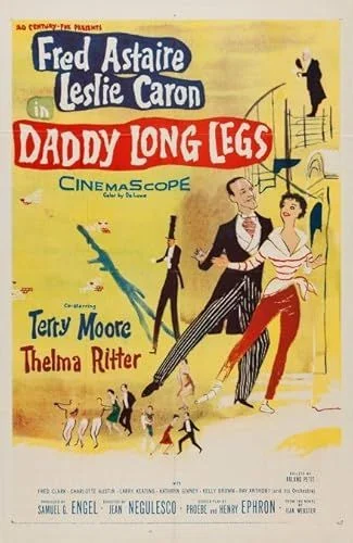 Hosszúláb papa (1955) poszter