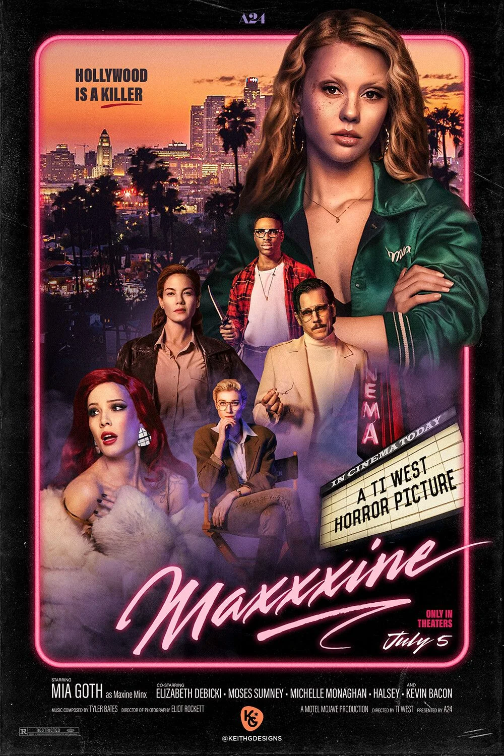 MaXXXine (2024) poszter