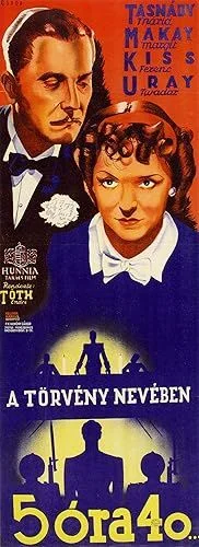 Öt óra 40 (1939) poszter