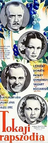 Tokaji rapszódia (1937) poszter