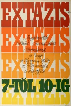 Extázis 7-től 10-ig (1969) poszter