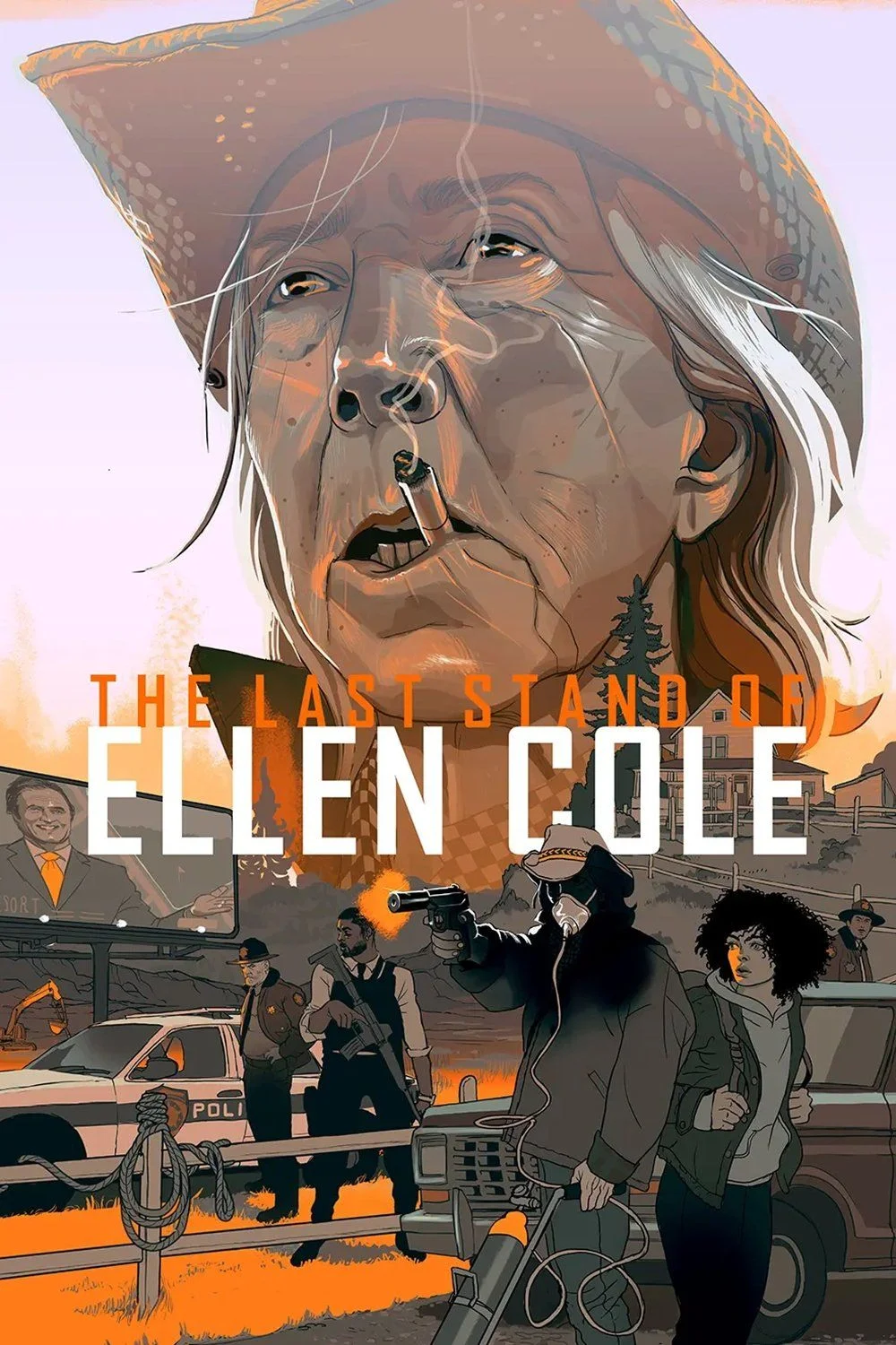 Ellen Cole utolsó harca (2024) poszter