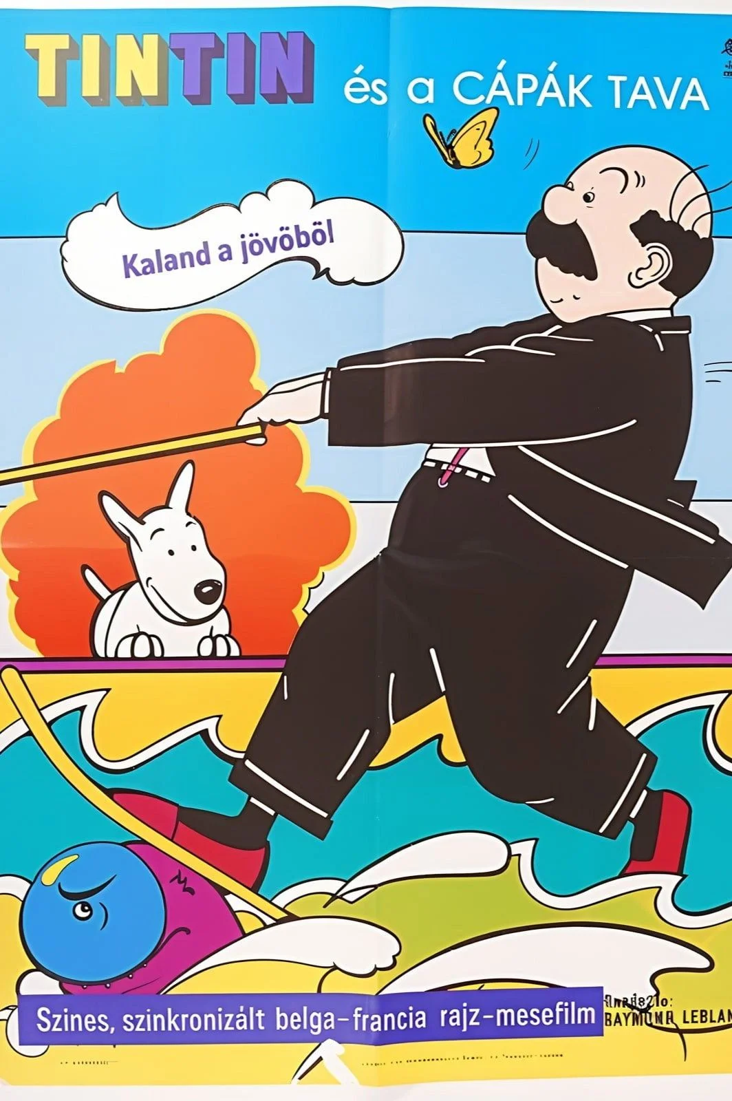 Tintin és a cápák tava (1972) poszter