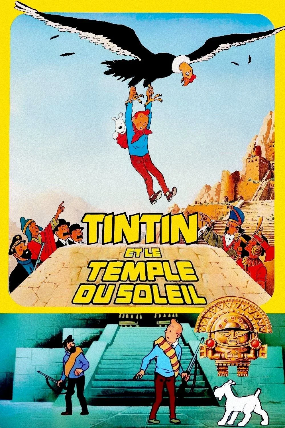 Tintin kalandjai: A Nap foglyai (1969) poszter