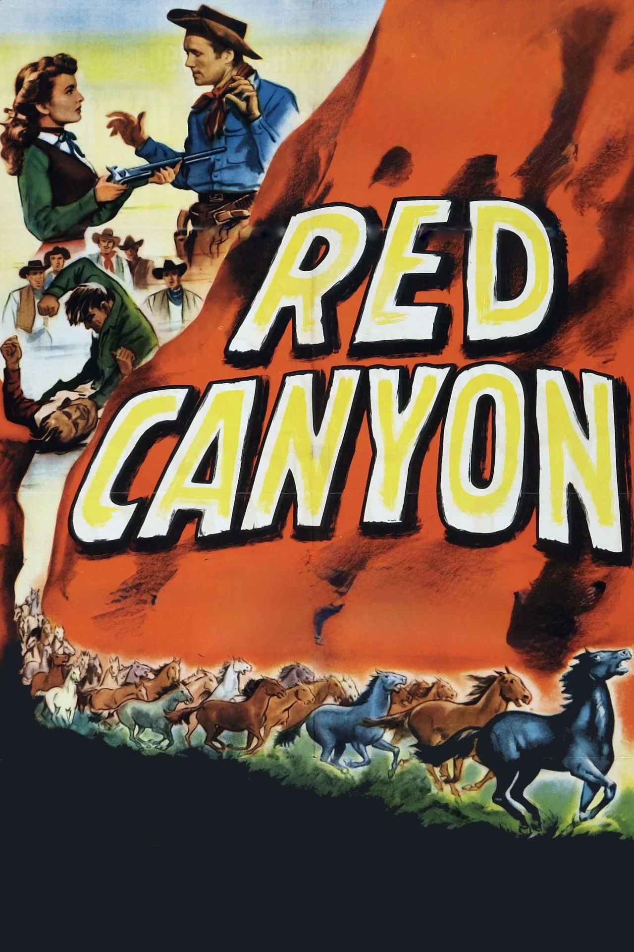 Red Canyon (1949) poszter