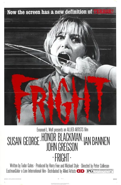 Fright (1971) poszter