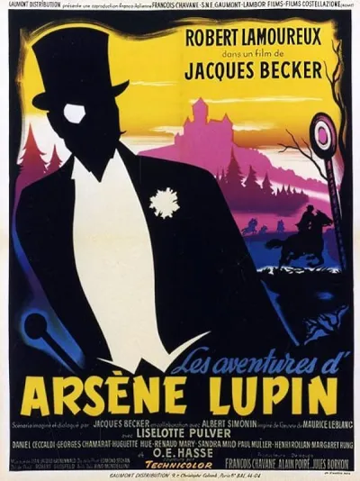 Arsène Lupin (1957) poszter