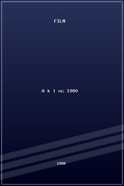 A különc (1980) poszter