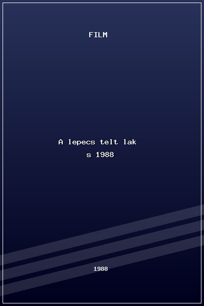A lepecsételt lakás (1988) poszter