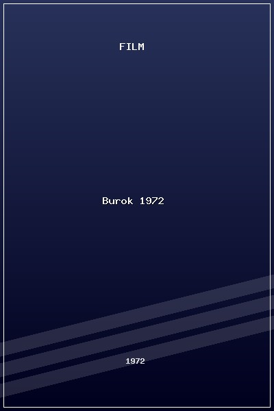 Burok (1972) poszter